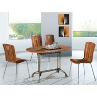 Chair Qu Library Direct Supply Leisure Dining Chair sp-bc236 Stainless Steel Wooden Backrest Guigang