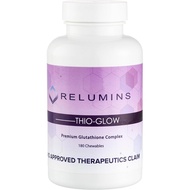 Relumins Labs Thio-Glow Chewable Sublingual Glutathione Complex with Biotin, VIT C & E, Plus Grapese
