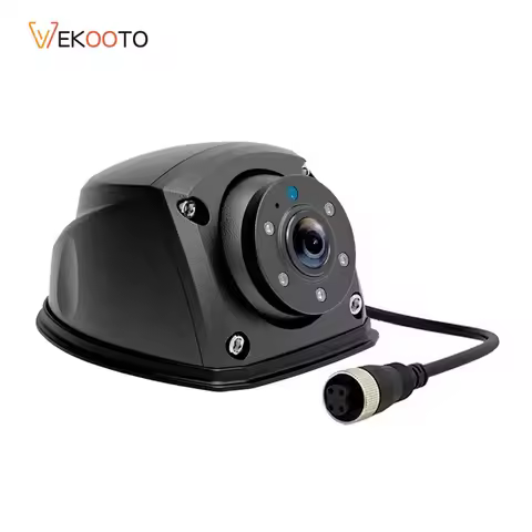 1080P 4Pin Side Rear View Camera 5 IR LEDs Waterproof Metal Case AHD 2053 Sensor For Truck Caravan M
