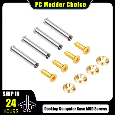 High-end Assemble Fan Screws Computer Case MOD Dualside Locking for 15-25mm Radiator Cooler Mounting