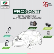 Genuine ProGanti Front Brake Pad FOR PERODUA ALZA 2014 (04465-46R02)