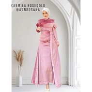 KARMILA - Dress gamis by adnbusana |Gamis pesta mewah | Baju kondangan wanita kekinian | Dress gamis