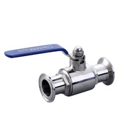 1pc 50.0mm1" 1-1/2" 2" 304 Stainless Steel Sanitary Ball Valve Tri