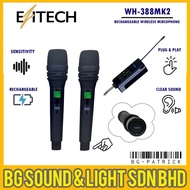 EZITECH WH338MK2H Portable Wireless System (Karaoke Mic Vocal Mic )