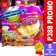 In Stock 5 Packs BongBong's Ube Piaya Pasalubong Promo All Time Favorites Bacolod's Best Biscocho Ba