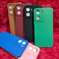Soft Case Vi Y16 Silicone Macaron Casing + Pro Camera Protector for Mobile Phone