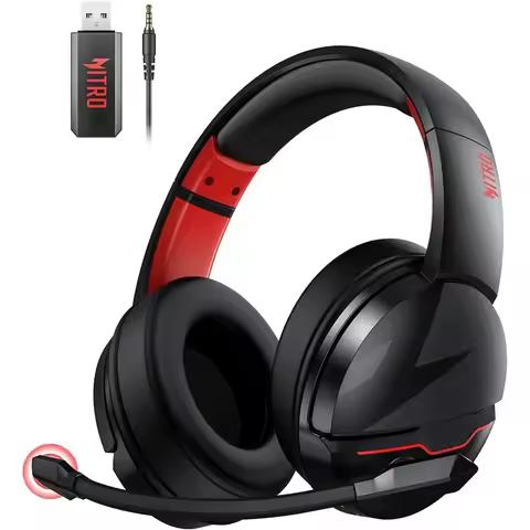 Acer Wireless Gaming Headset PS5 2.4GHz Headset for Ps5,Ps4,PC,Switch,Bluetooth 5.3 Gaming Headphone
