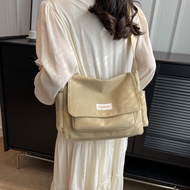 Letter Patch Casual Messenger Bag