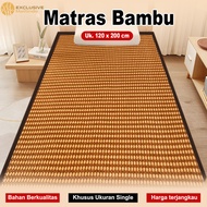 Bamboo Mat Folding Bamboo Tatami Mat/ Size 120cm x 200cm Free/ bag X3C1