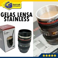 Stainless Steel Camera Lens Mug Tumbler EF 24-105mm