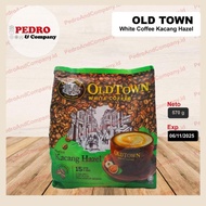 Old town white coffee hazelnut (35gr x 15 sachets) - oldtown instant hazelnut coffee imported from m
