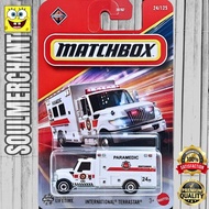 Matchbox International Terrastar White Diecast Ambulance Car