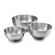 NEW 全新 Fissler mixing bowl set salad bowl 不銹鋼攬拌碗一套3個 沙律碗 聖誕禮物 christmas