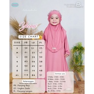 💠 ZALIRA KIDS ORIGINAL Gamis Anak perempuan gamis set anak Bayi