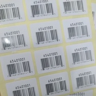 CUSTOM BARCODE STICKER