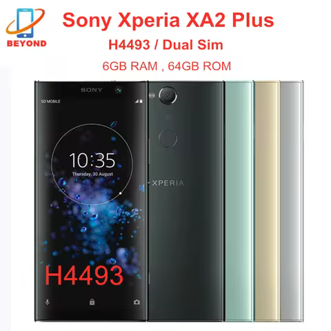 Sony Xperia XA2 Plus H4493 Dual Sim 4G LTE 6.0" Snapdragon 630 Octa Core 6GB RAM 64GB ROM NFC Origin