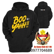 HOT- Free Fire BOOYAHH Shirt - Black Hoodie Shop Aoin3D Comes with FF Hat - HOT game shirt