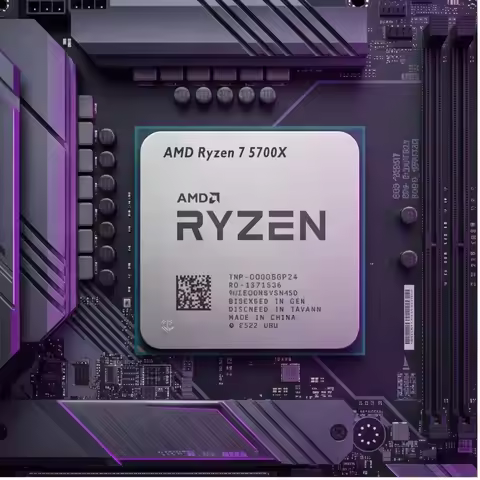 AMD Ryzen 7 5700X R7 5700X CPU 8 Core 16 Thread Up to 4.6GHz Socket AM4 Desktop Processor Bulk Tray