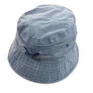 adidas三葉草標誌漁夫帽，黑色，古著。