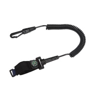 Dây xích chèo thuyền kayak đàn hồi với dây buộc bằng la bàn - dây buộc dây an toàn để chèo thuyền ch