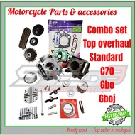 BLOCK + HEAD ASSY + TIMING CHAIN SET C70 / GBO / GBOJ combo set
