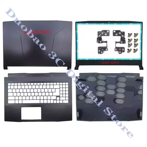 New For MSI Katana GF66 11UE MS-1581 MS-1582 MS-158K MS-1585 Laptop Back Case/Front Bezel/Hinges/Pal