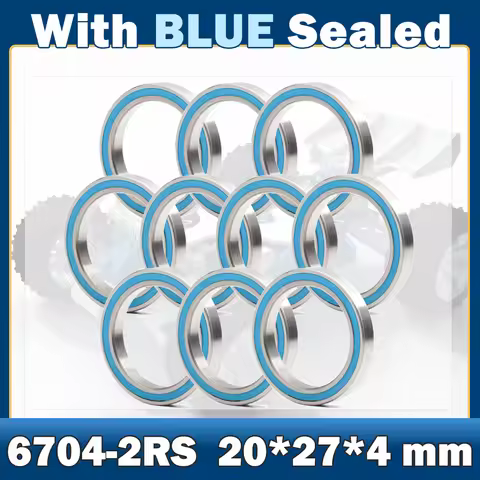 6704RS Bearing ( 10 PCS ) 20*27*4 mm ABEC-7 Hobby Electric RC Car Truck 6704 RS 2RS Ball Bearings 67