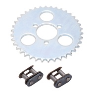 Myhome-sg T8F 38T Rear Chain Wheel Sprocket 101mm Diameter Lightweight Portable Fit For 2 Stroke 43c