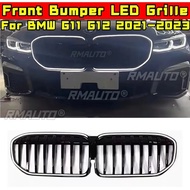 LED Bumper Grill for BMW 7 Series G11 G12 2021-2023 Car Front Racing Grille Exterior Part Front Bump