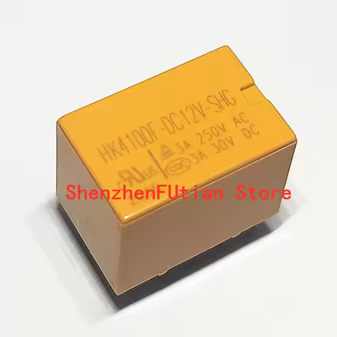 5pcs/lot 12V Relay HK4100F-DC12V-SHG 6 Pins 3A 250V AC 30V DC New and original
