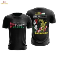 TSHIRT PALESTINE X EKOR HARIMAU MALAYA MICROFIBER JERSEY