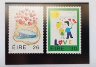 愛爾蘭 1991 Love 愛情郵票