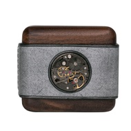 Handmade Original Leather Walnut Wood Retro Creative Earphone Case Suitable for Bowers & Wilkins 202