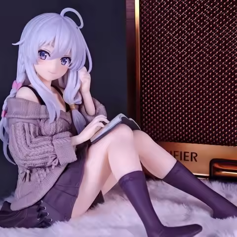 1pc Devil's Journey Sweater Elaine Hand made Cartoon anime Beautiful Girl Chassis Desktop Decoration