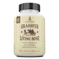 Ancestral Supplements Grass Fed Beef Living Bone Supplement, Bone Meal Capsules Support Bone Health,