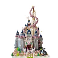 Lego Building Blocks Disney Princess Cherry Blossom Castle Building Blocks High difficulty Girl Assembly Building Toys