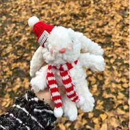 [48H Shipping] Internet-famous lop-eared rabbit, West Highland cute rabbit plush toy pendant, doll f