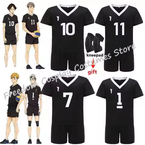 Anime Haikyuu Miya Atsumu Miya Osamu Cosplay Costume Jersey Rintaro Suna Sportswear Inarizaki School