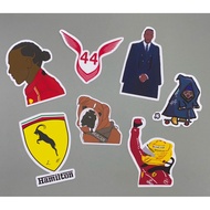 Lewis Hamilton Waterproof Stickers