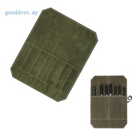GOOD Chefs Knive Roll Bag Waxed Canvas Knive Cultery Carriers Portable Chefs Knive Cases Knive Pouch