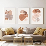 Scandinavian Abstract Flower Wall Decoration Frame Box 30x45 cm