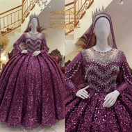 Gaun pengantin Premium | Gaun Pengantin mewah elegan | Gaun pengantin