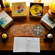 Circular Tarot Cards Set | 78 Cards with Guidebook | Perfect for Beginners & Tarot Enthusiasts