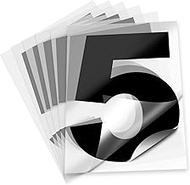 Black Vinyl Number 5 (Five) Sticker, Large 6 Pack 10 inch Die Cut Numbers for Mailbox, Windown, Sign