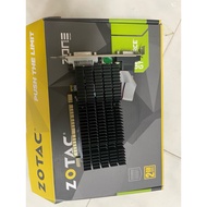 zotac Geforce GT 710 2gb DDR3 graphic card GPU used