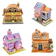 BIG SIZE 3D House Puzzle Toys Home Puzzle Toys Mainan Rumah Puzzle Besar Girl Toys Collection Puzzle