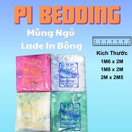 LaDe mosquito net printed with decorative cotton 1m6___1m8 x 2m Pi Bedding -