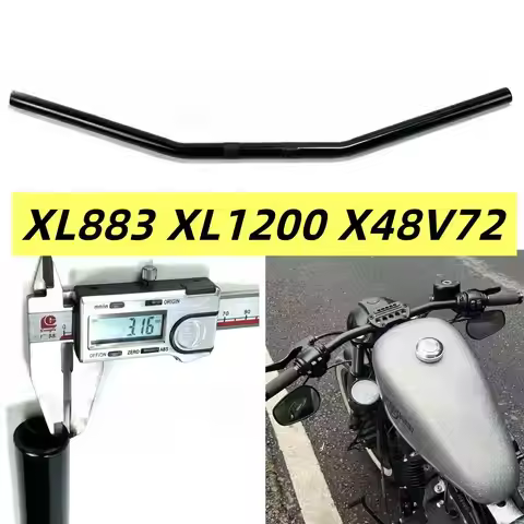 Motorcycle 1'' Drag Bar For Harley Sportster XL883 XL1200 X48 V72 Superlow 883L 883 1200 48 72 Handl