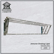 Jemuran Baju / Rak Handuk Lipat Stainless Kuat 200 Cm / 2 Meter Area Bandung