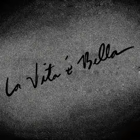 "La Vita è Bella" Quote Stickers Waterproof Vinyl Decals For Motorcycle Helmet Car